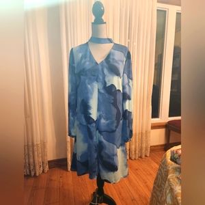 Beautiful Blue Cloud dress